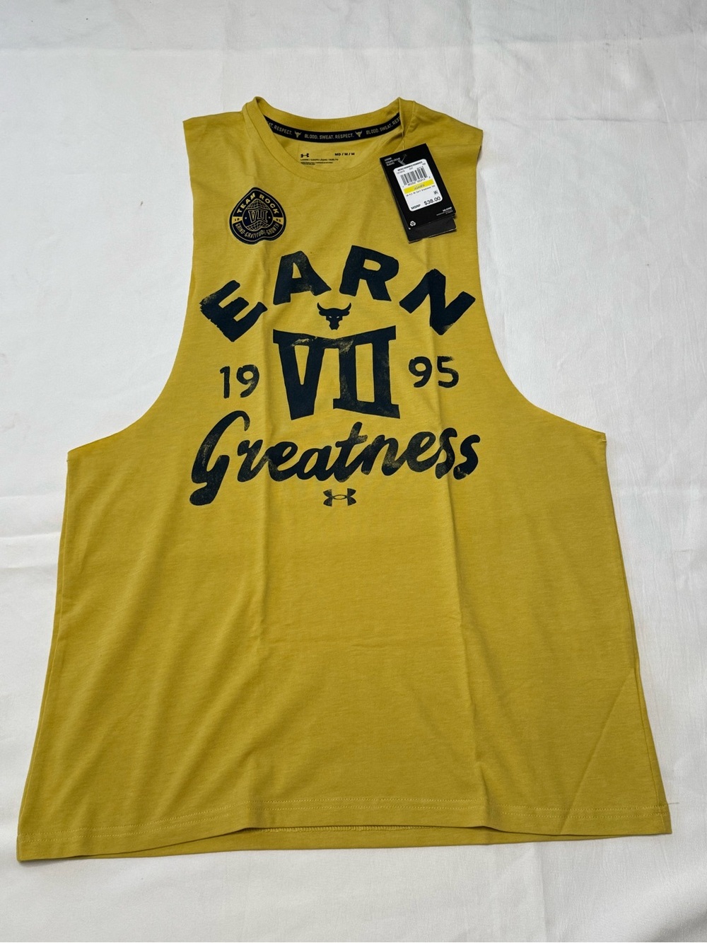 Under Armour Project Rock - Earn Greatness - Medium sleeveless shirt